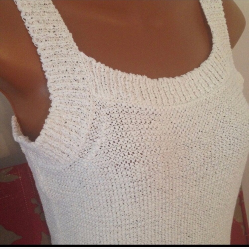 WD.NY white knit tank